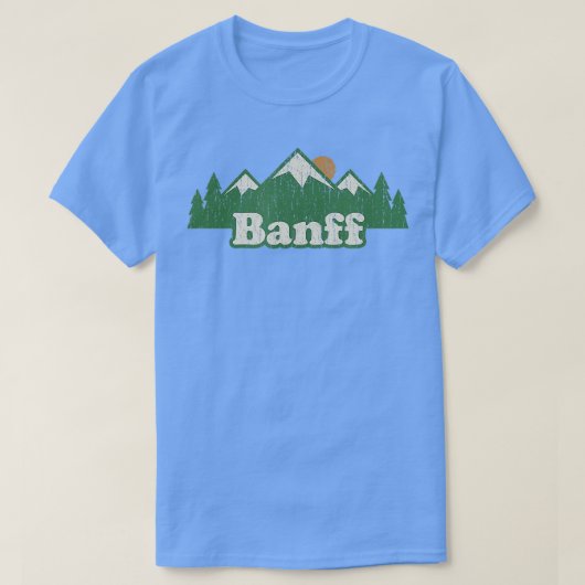 Banff Alberta Canada  Hiking Mountains T-shirt (Design voorkant)