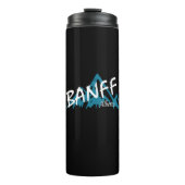 Banff Alberta-gebergte Thermosbeker (Voorkant)