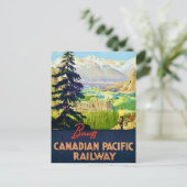 Banff Canada Briefkaart (Staand voorkant)