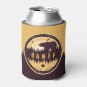 Banff Canada Rocky Mountains  Camping Blikjeskoeler (Blikje Voorkant)