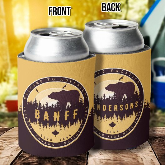 Banff Canada Rocky Mountains  Camping Blikjeskoeler