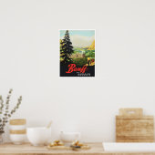 Banff Canada vintage poster (Keuken)