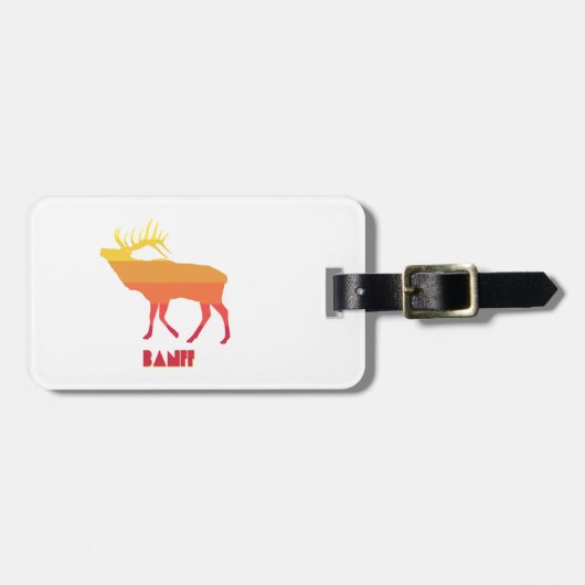 Banff Elk Bagagelabel (Voorkant horizontaal)