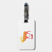 Banff Elk Bagagelabel (Achterkant verticaal)