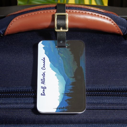 Banff Jasper Blue Bagagelabel (Voorkant Insitu 2)
