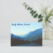 Banff Jasper Blue Briefkaart (Staand voorkant)