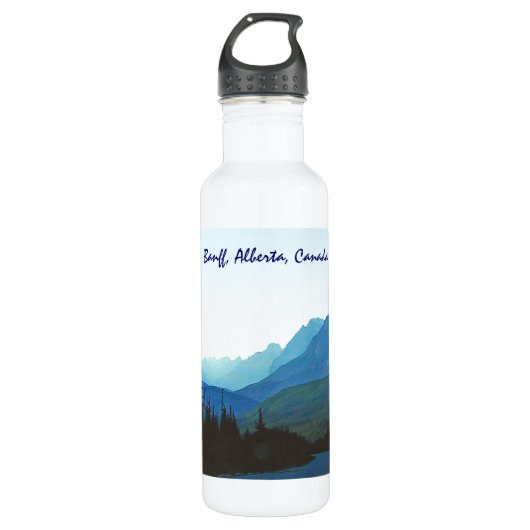 Banff Jasper Blue Waterfles (Voorkant)