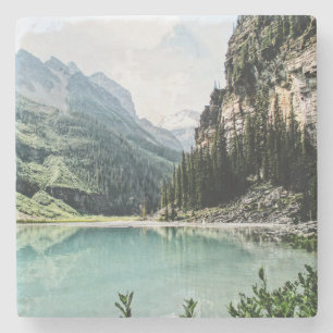 Banff Lake Louise Stone Onderzetter