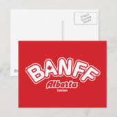 Banff Leaf Briefkaart (Voorkant / Achterkant)