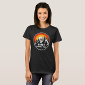 Banff Nationaal Park Bergbomen & Zon Camping H T-shirt (Voorkant volledig)
