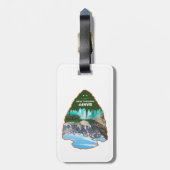 Banff National Park Alberta Arrowhead Bagagelabel (Achterkant verticaal)