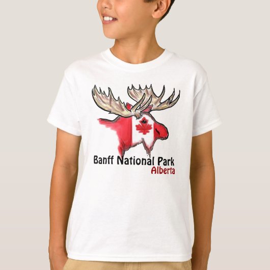 Banff National Park Alberta Canada boys t-shirt (Voorkant)