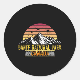Banff National Park Alberta Canada Kamperen Wandel Ronde Sticker