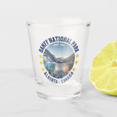 Banff National Park Alberta Canada Landscape Shot Glas (Voorkant)