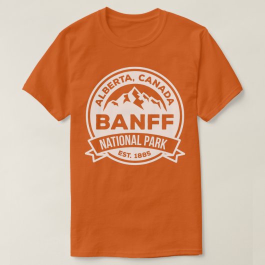 Banff National Park Alberta Canada T-shirt (Design voorkant)