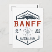 Banff National Park Canada  Briefkaart (Voorkant / Achterkant)