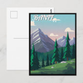 Banff National Park Canada Briefkaart (Voorkant / Achterkant)