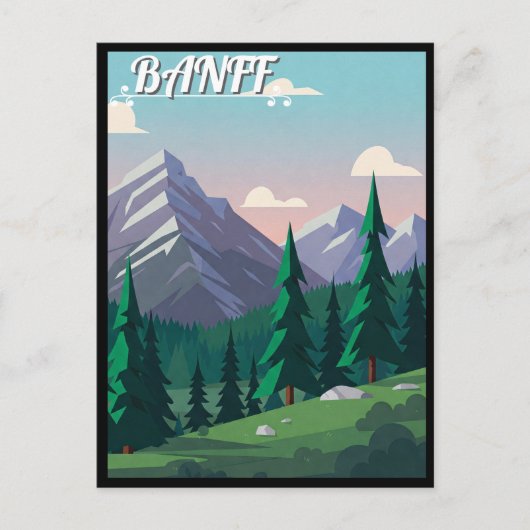 Banff National Park Canada Briefkaart (Voorkant)