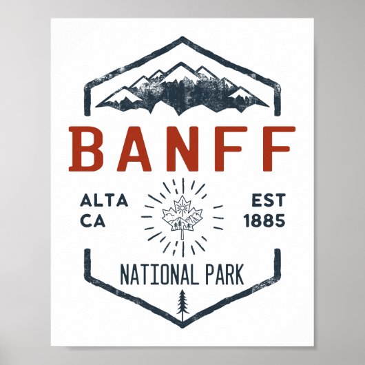 Banff National Park Canada Poster (Voorkant)