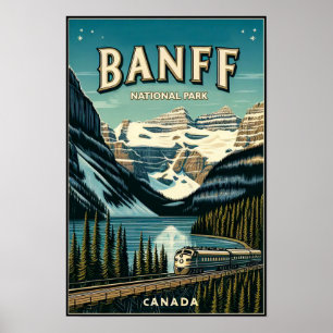 Banff National Park Canada Reisposter Poster