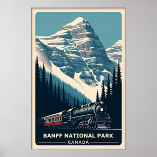  Banff National Park Canada Reisposter Poster