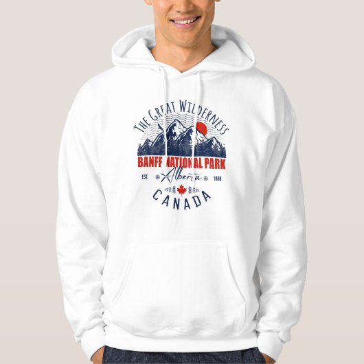 Banff National Park Canada Rocky Mountains Hoodie (Voorkant)