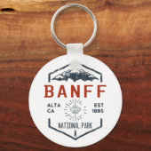 Banff National Park Canada Sleutelhanger (Voorkant)