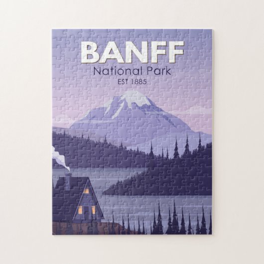 Banff National Park Canada Travel Legpuzzel (Verticaal)