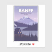 Banff National Park Canada Travel  Sticker (Vel)
