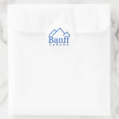 Banff National Park logo Ronde Sticker (Tas)