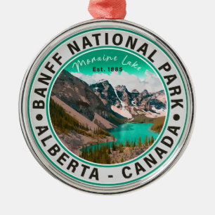 Banff National Park Moraine Lake Alberta, Canada Metalen Ornament