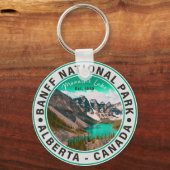 Banff National Park Moraine Lake Alberta, Canada Sleutelhanger (Achterkant)