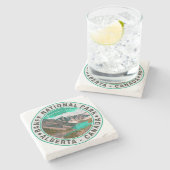 Banff National Park Moraine Lake Alberta, Canada Stenen Onderzetter (Zijkant)