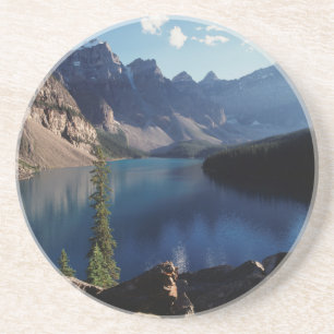 Banff National Park Moreine Meer Zandsteen Onderzetter