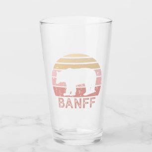 Banff National Park Retro Beer Glas