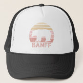 Banff National Park Retro Beer Trucker Pet (Voorkant)