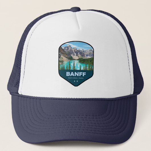 Banff National Park Shield Trucker Pet (Voorkant)