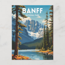 Banff National Park Traditionele Reizen Poster