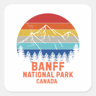 Banff National Park Vierkante Sticker