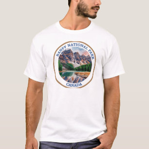 Banff National Park Waterverf Schilderij T-shirt