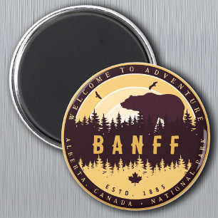 Banff NP Canada Rocky Mountains  Souvenirs Magneet