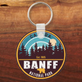 Banff NP Canada Rocky Mountains  Souvenirs Sleutelhanger (Voorkant)