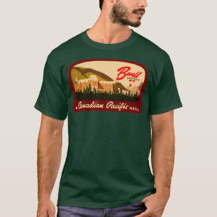 Banff Springs Hotel Alberta Vintage Travel T-shirt