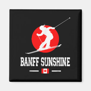 Banff Sunshine Canada Ski Resort Rocky Mountains S Magneet