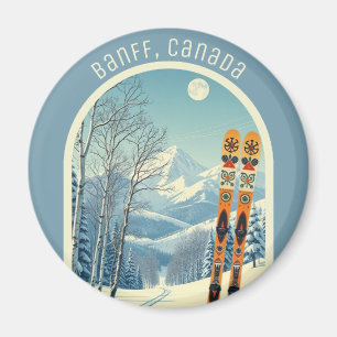 Banff Sunshine Village Canada ski-souvenir Magneet