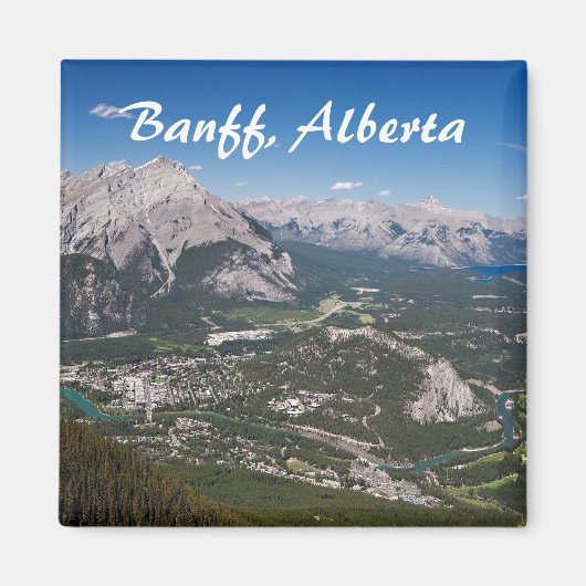 Banff Uitzicht magneet (Voorkant)
