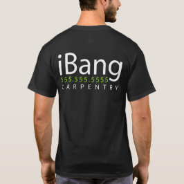 Bang. Carpenter Roofer - Aangepaste promotionele v T-shirt