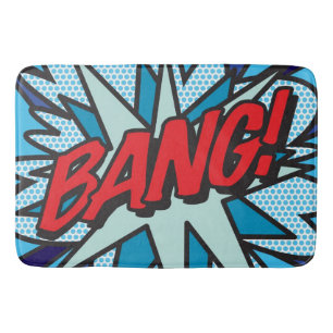 BANG Fun Modern Comic Book Pop Art Badmat