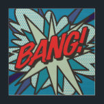 BANG Fun Retro Combook Pop Art<br><div class="desc">Un design amusant,  cool et tendance rétro de bande dessinée pop art inspiré de l'art qui met le wham,  zap,  pow dans votre journée. Le cadeau idéal pour les super-héros,  vos amis,  votre famille ou pour vous-même. Conçu par ComicBookPop© à l'adresse www.zazzle.com/comicbookpop*</div>