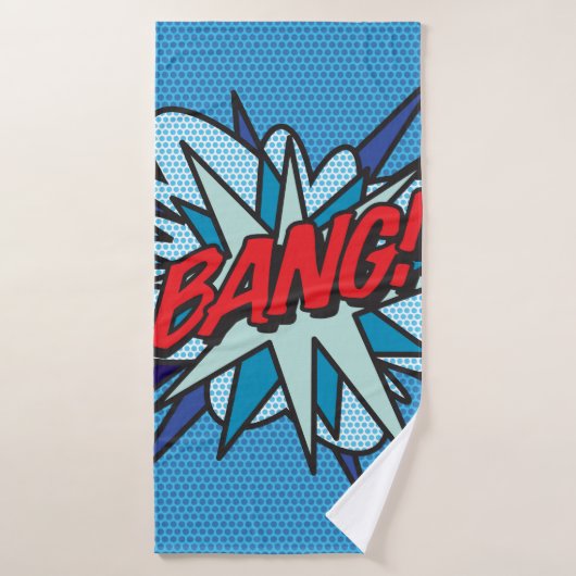 BANG Fun Retro Combook Pop Art (Serviette de bain)
